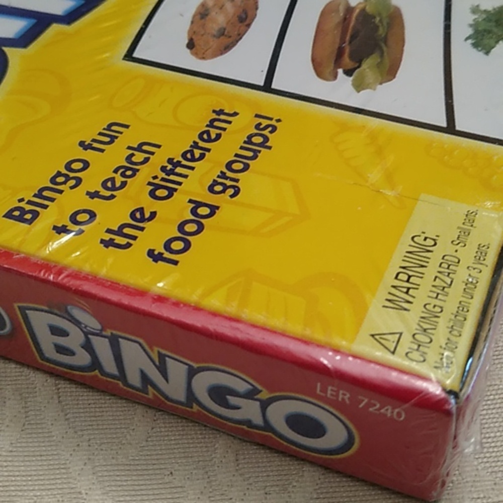 Kids Game Food Recognition Bingo New - Picture 6 of 6
